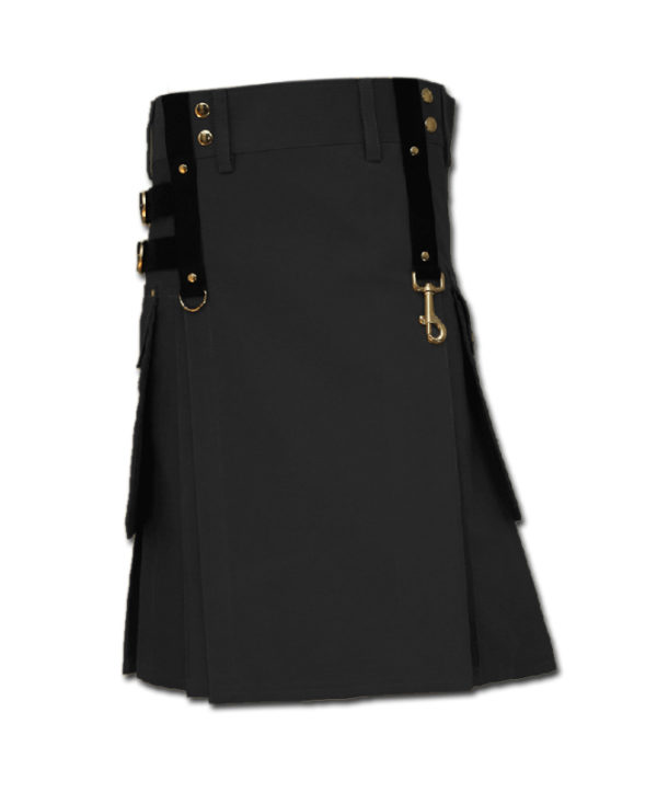 Aesthetic Kilt for SteamPunk black 1