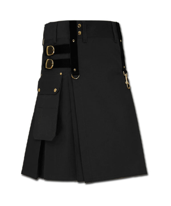 Aesthetic Kilt for Steam Punk black