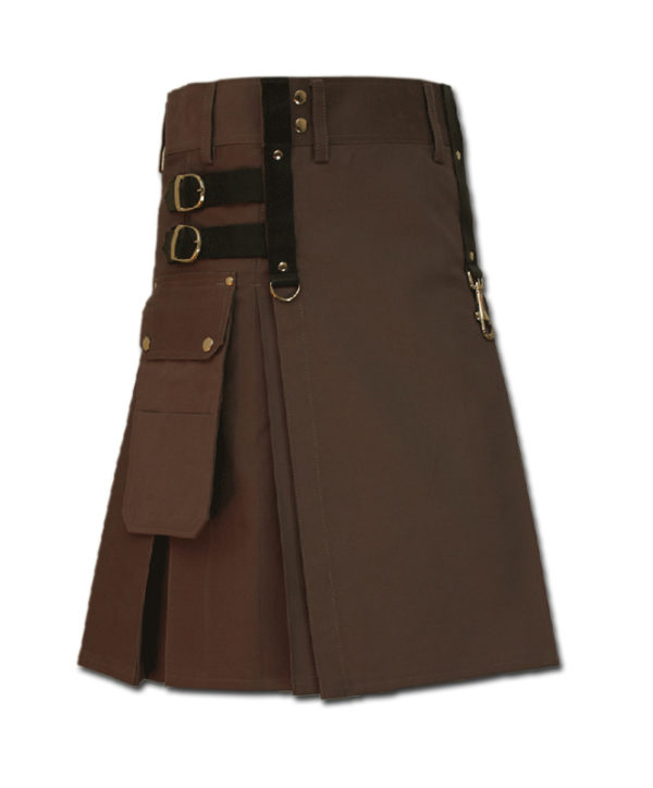 Aesthetic Kilt for Steam Punk brown