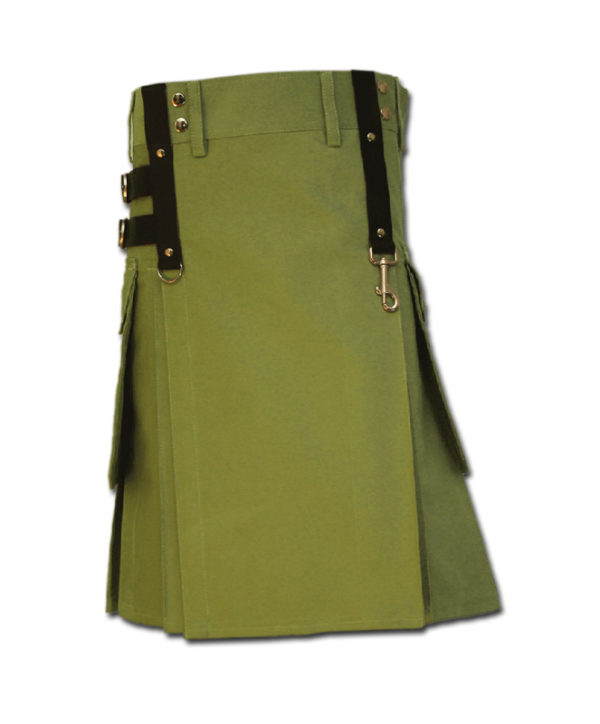 Aesthetic Kilt for SteamPunk green 1