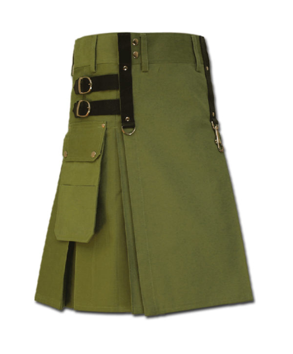 Aesthetic Kilt for SteamPunk green