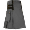 Aesthetic Kilt for SteamPunk grey