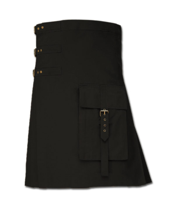 Brutal Grace Kilt for Active Men black 1