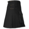 Brutal Grace Kilt for Active Men black