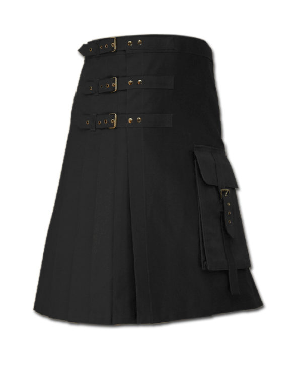 Brutal Grace Kilt for Active Men black