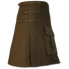 Brutal Grace Kilt for Active Men brown