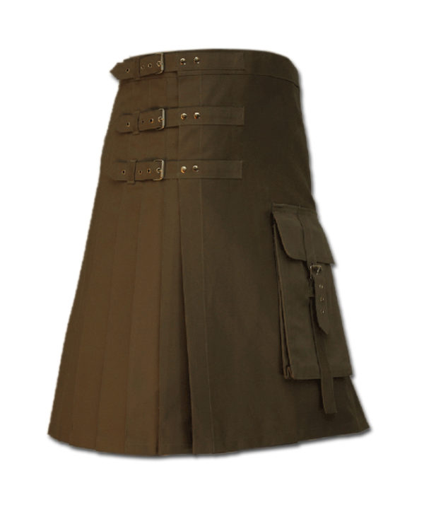 Brutal Grace Kilt for Active Men brown