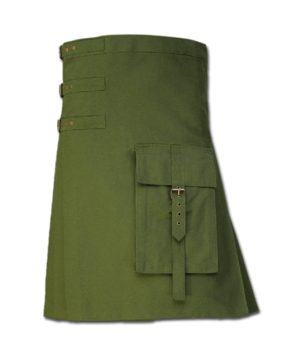 Brutal Grace Kilt for Active Men green 1