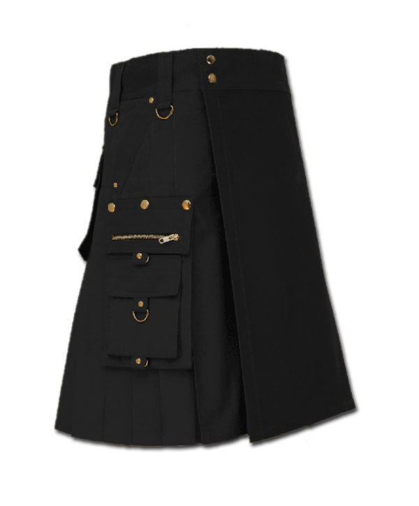 Gothic Kilt for Steampunk black