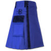 Net Pocket Kilt for Working Men blue 1