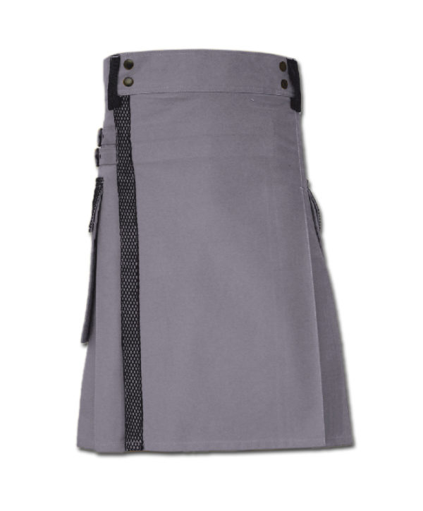 Net Pocket Kilt for Working Men purple