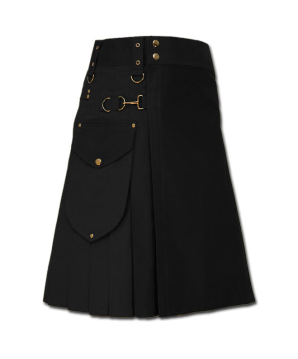 Utility Kilt for Decent men black