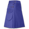 Utility Kilt for Decent men blue