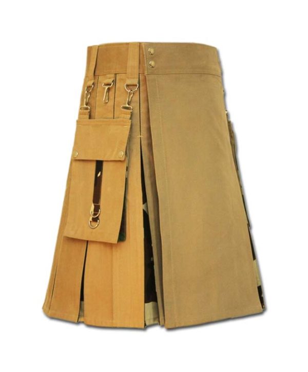 Camo Box Pleated Kilt-2