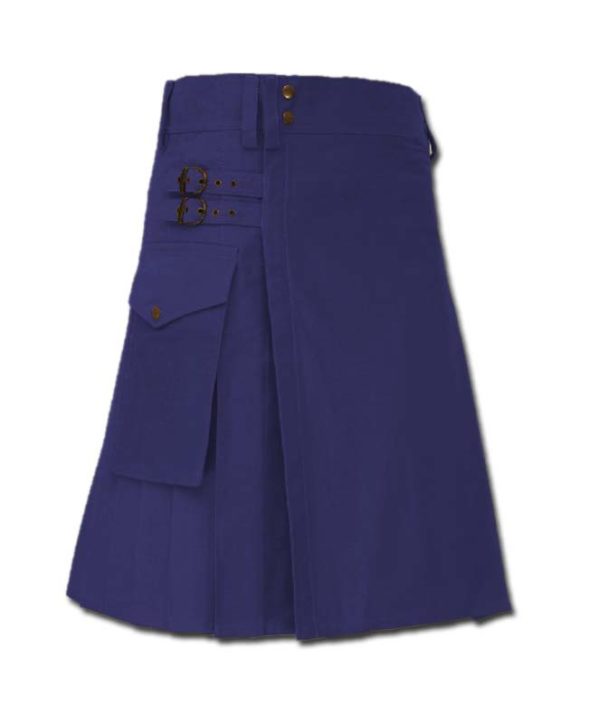 Casual Kilt for Every Men blue