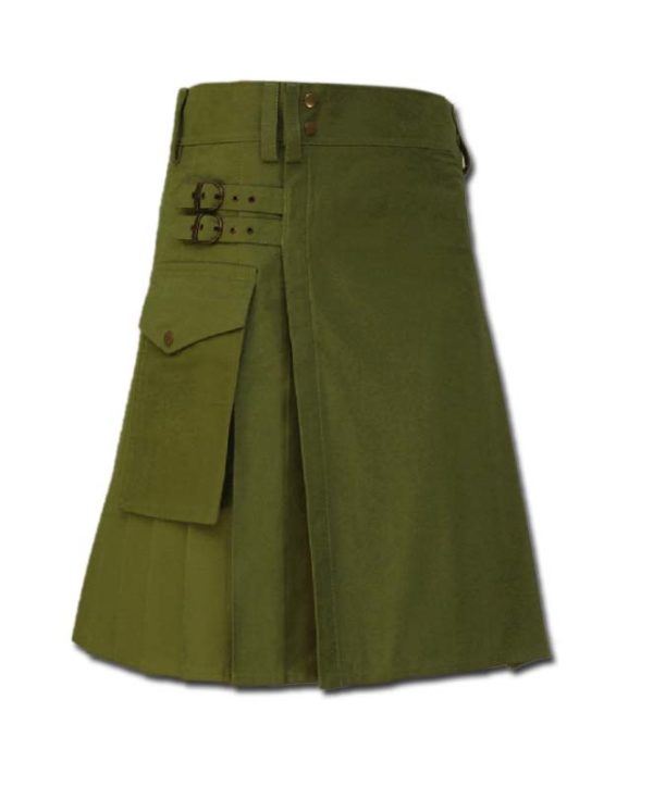 Casual Kilt for Every Men green