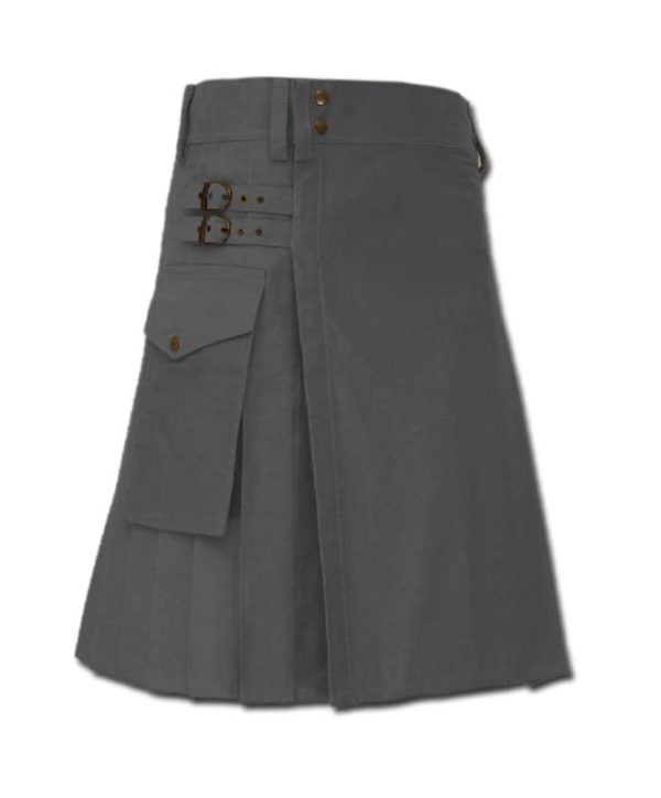 Casual Kilt for Every Men grey