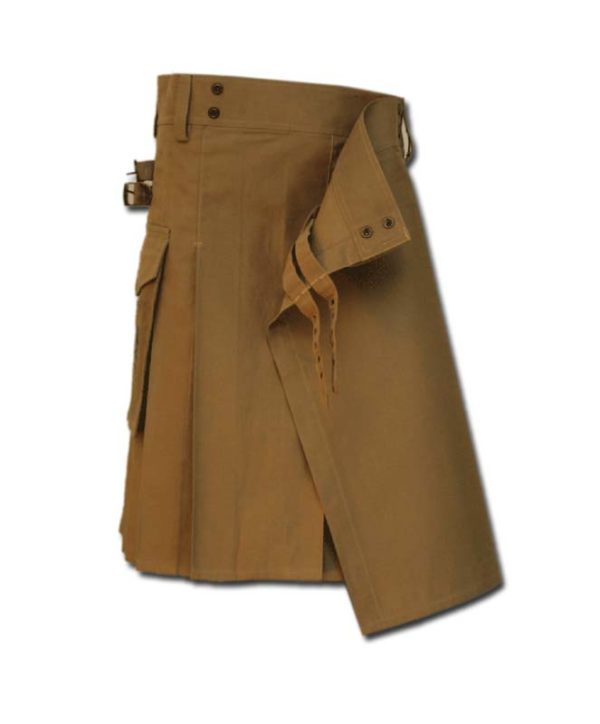 Casual Kilt for Every Men khaki 2