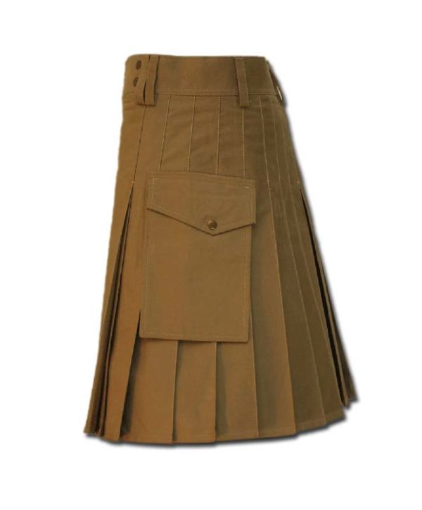 Casual Kilt for Every Men khaki 3