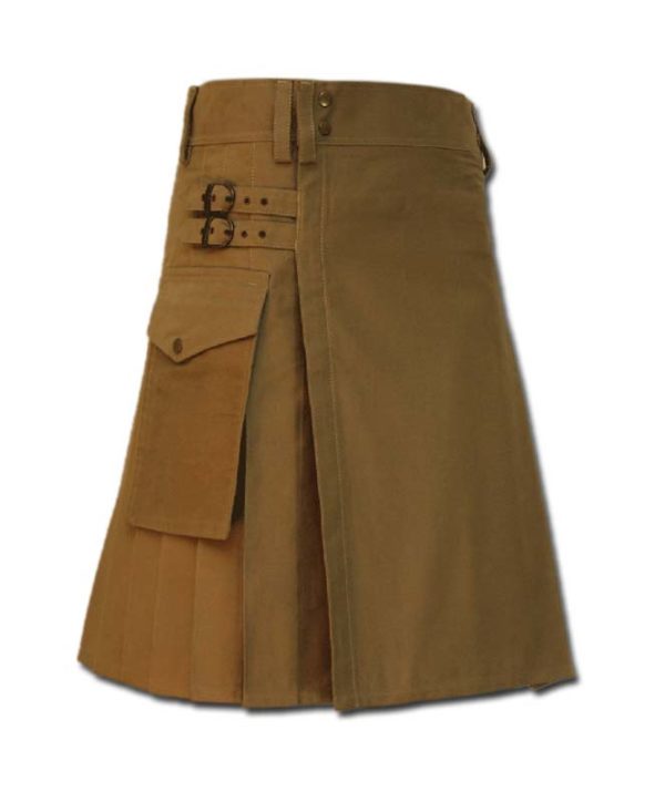 Casual Kilt for Every Men khaki