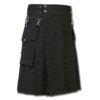 Deluxe Denim Fashionable Kilt-2