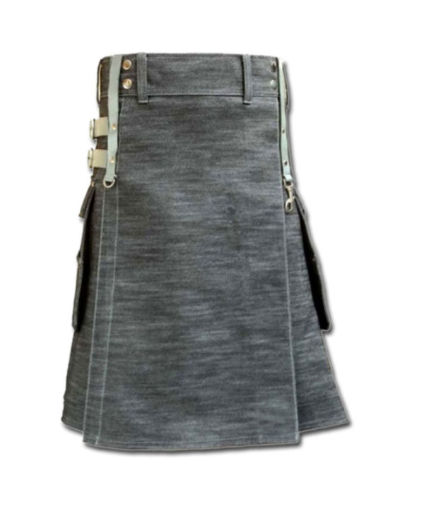 Denim Kilt for Stylish Men-1