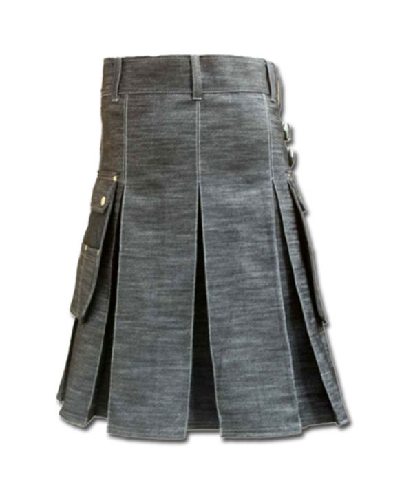 Denim Kilt for Stylish Men-2