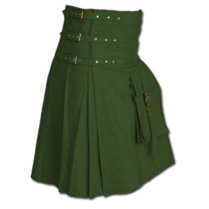 Fancy Fluttering Leather Kilt