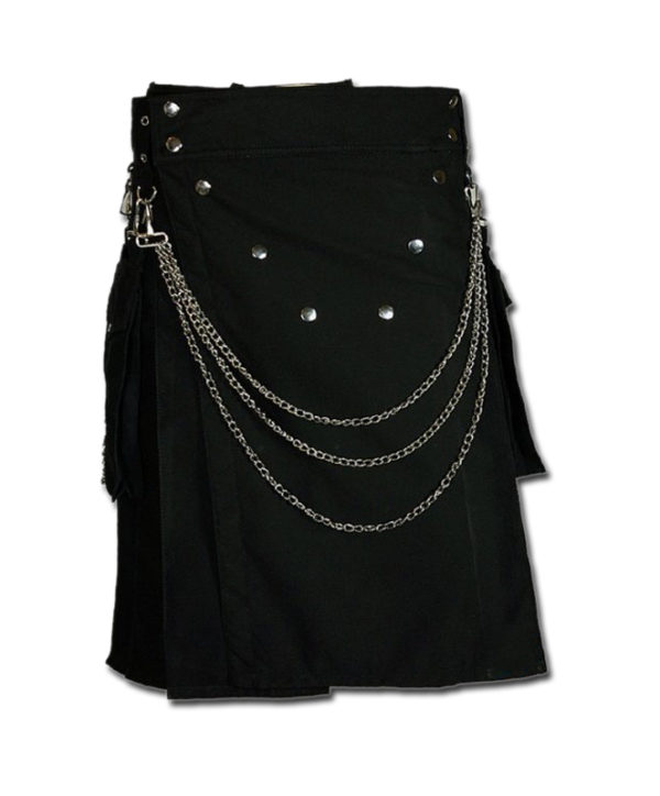 Fashion Kilt for Burning Man black 1