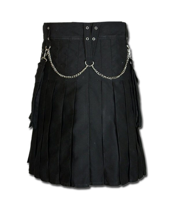 Fashion Kilt for Burning Man black 2