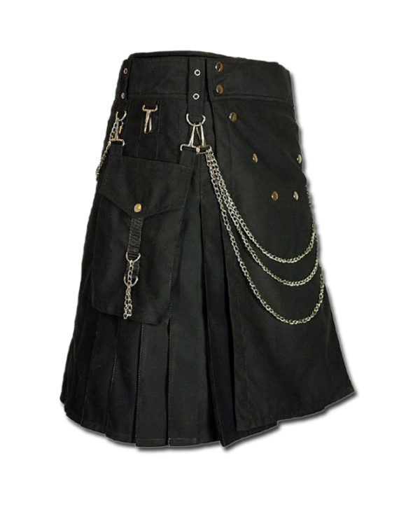 Fashion Kilt for Burning Man black