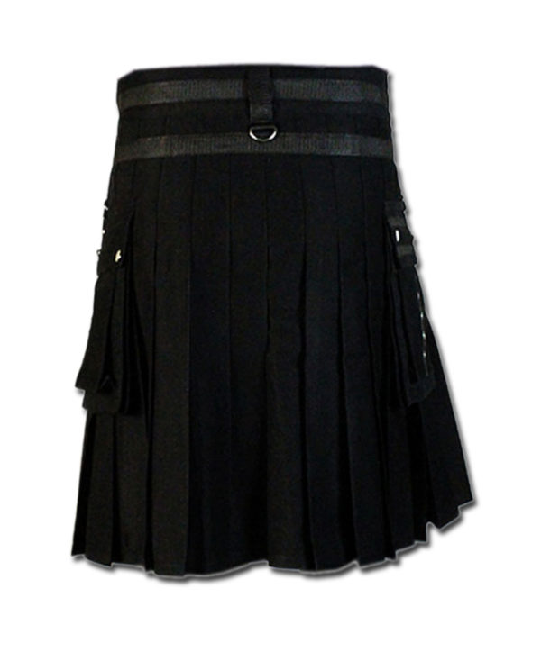 Fashion Kilt for Stylish Men black 3