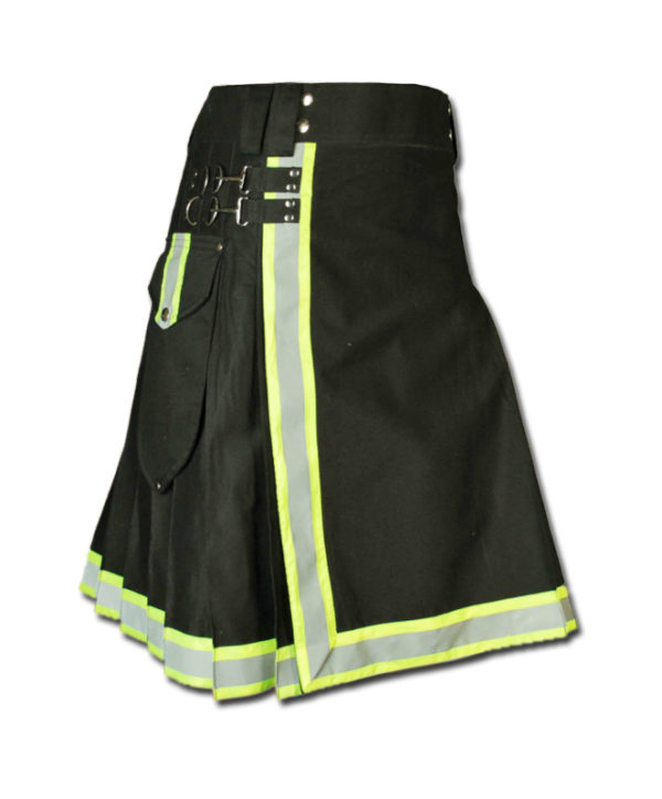 FireFighter High Visibility Kilt black green