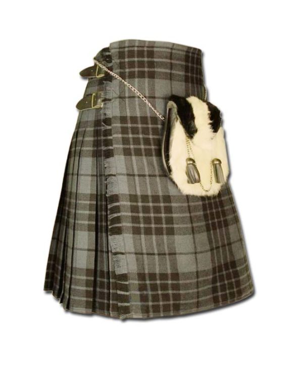 Gray Hamilton Tartan Kilt-1