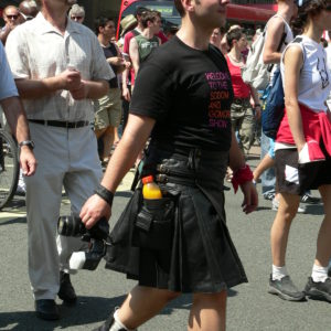 Leather kilt