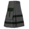 Modern Kilt For Active Men grey 1