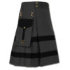 Modern Kilt For Active Men grey