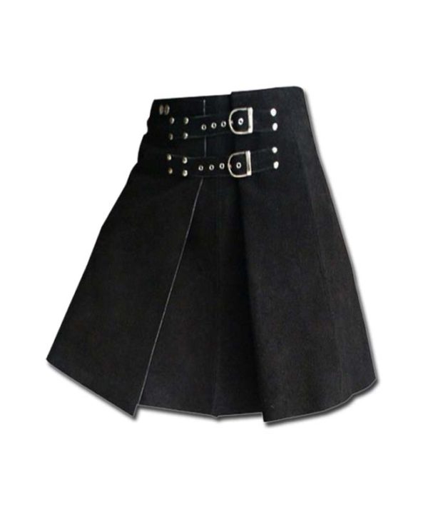 Roman Gladiator Warrior Leather Kilt-1