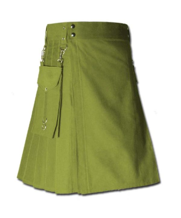 Running Kilt for Sports Men green