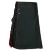 Santa claus Kilt for Stylish Men red black