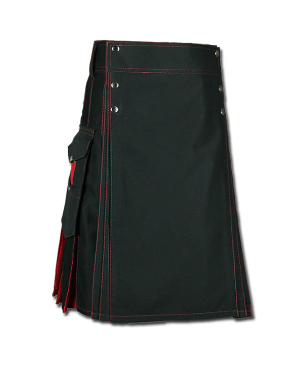 Santa claus Kilt for Stylish Men red black