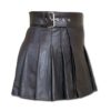 Wrap Around Leather Mini Kilt-1