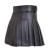 Wrap Around Leather Mini Kilt-2