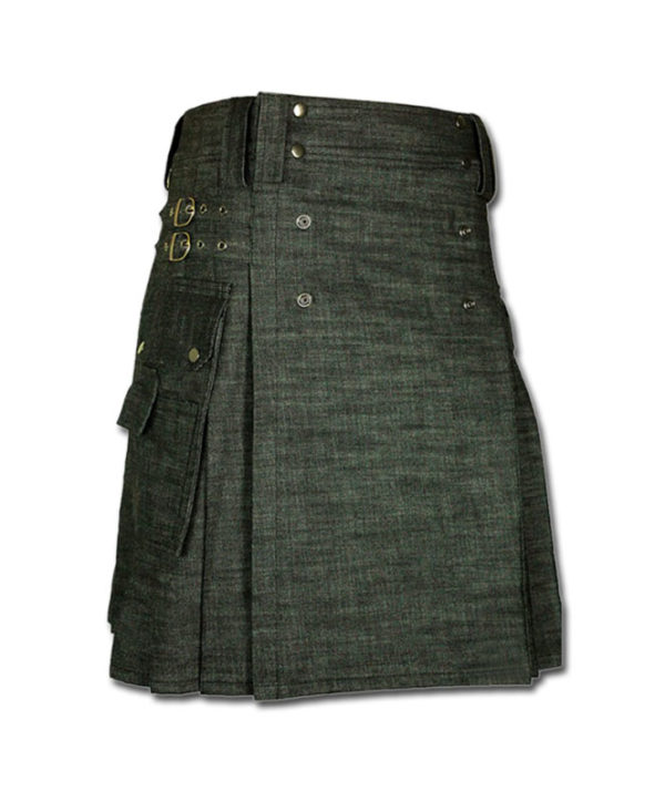 denim kilt for rough tough men