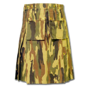 Camouflage Military Kilt