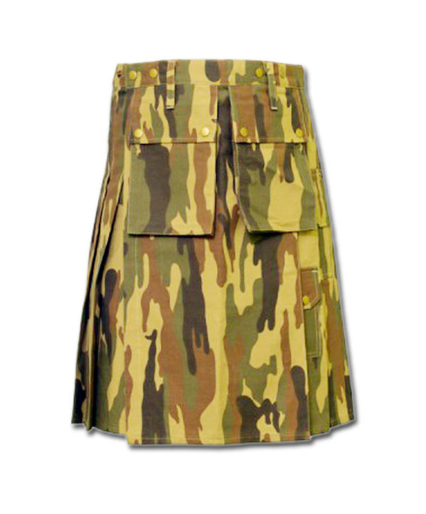 Camouflage Military Kilt-1