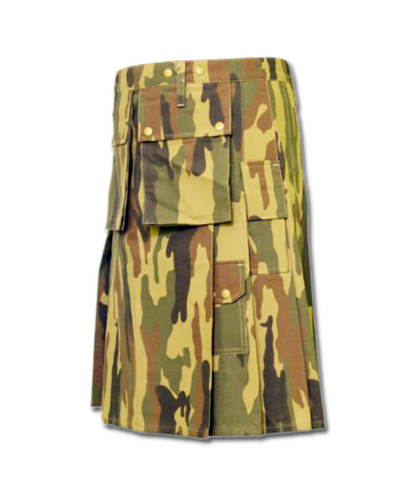 Camouflage Military Kilt-3