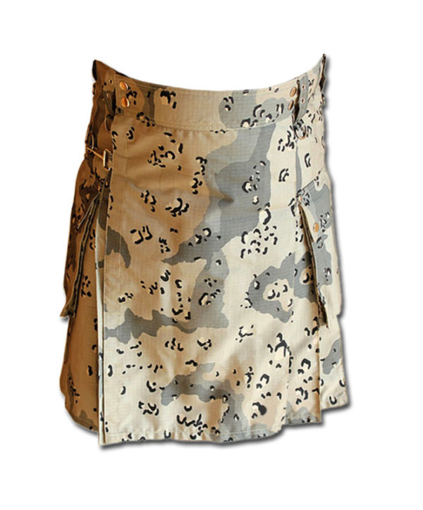 Desert Camo Utility Kilt-2