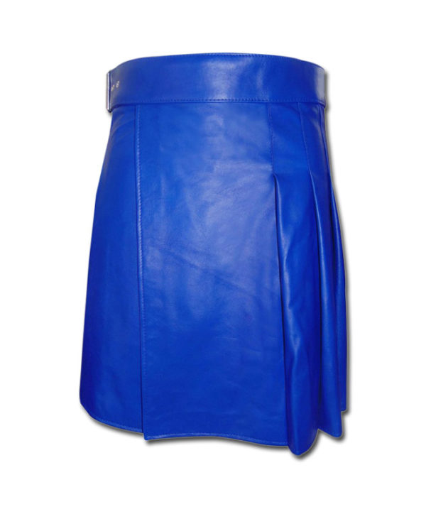 Leather Kilt-blue 1