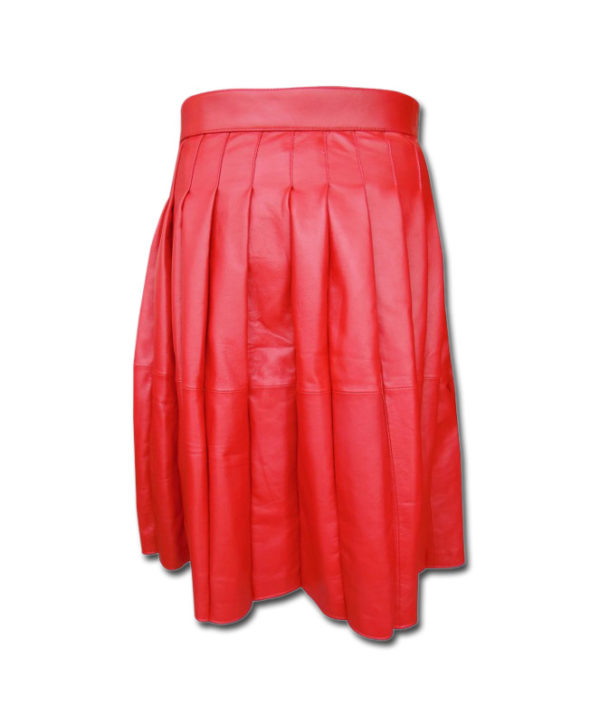 Leather Kilt-red 3